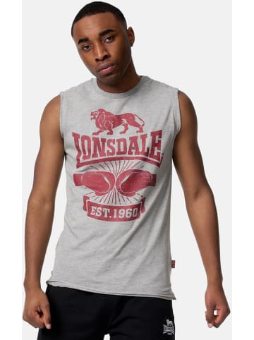 Lonsdale T-Shirt "Cleator" in Grau