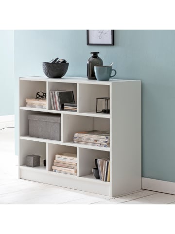 KADIMA DESIGN Bücherregal | Weiß, 80x68.5x29.5cm