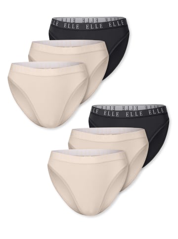 ELLE Slip High Leg - ELLE LOGO in assorted