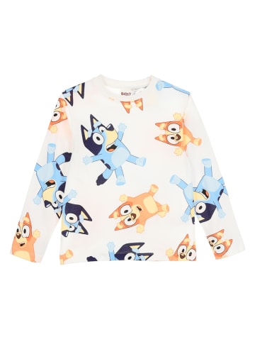 Bluey Langarmshirt Bluey & Bingo in Creme