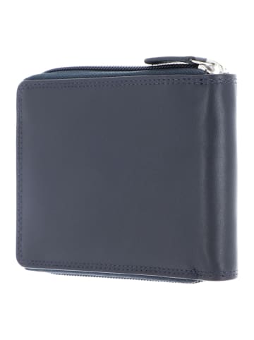 Golden Head Polo Geldbörse RFID Schutz Leder 12.5 cm marineblau