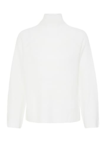 Oxmo Strickpullover OXNelly in Weiß