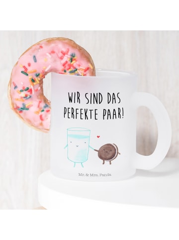 Mr. & Mrs. Panda Pott Milch Keks mit Spruch in Transparent