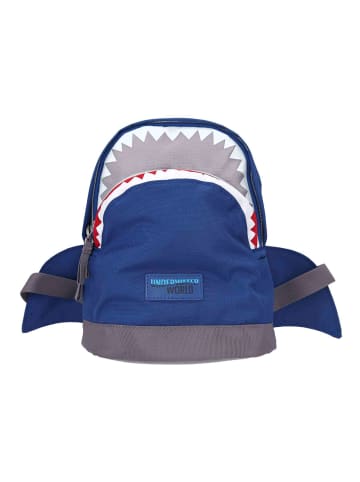 Depesche Rucksack Hai Underwater Dino World 27 x 22 cm in dunkelblau