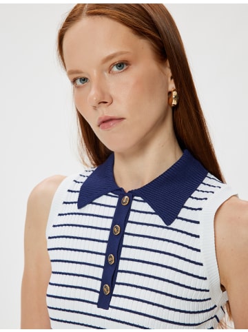 KOTON Tanktop in Marineblau Gestreift