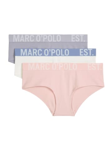 Marc O'Polo Panty Essentials in rose/white cotton/lilac gray