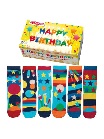 United Oddsocks Socken 3er Pack in Happy Birthday