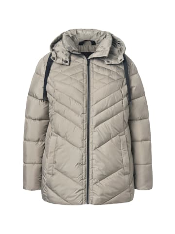 Ulla Popken Steppjacke in mittelgrau