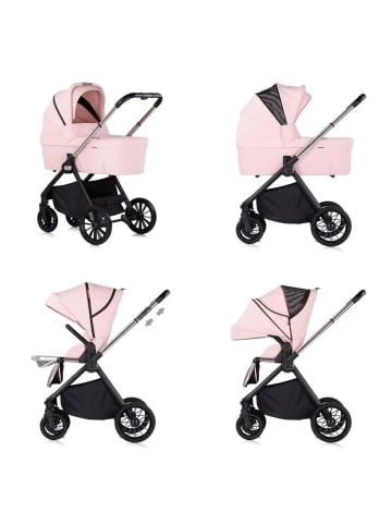 Chipolino Kombikinderwagen Encanto 3in1 in rosa