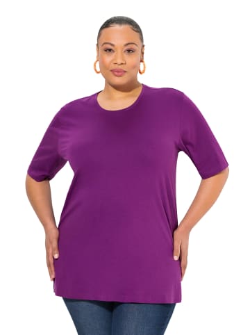 Ulla Popken Shirt in dunkles violett