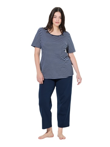 Ulla Popken Pyjama in nachtblau