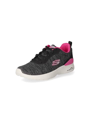 Skechers Sneaker in black/hot pink