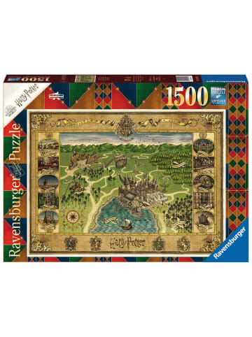 Ravensburger Puzzle 1.500 Teile Hogwarts Karte Ab 14 Jahre in bunt