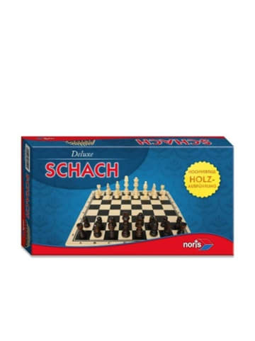 Noris Spiele Deluxe Holz - Schach | 2 Spieler