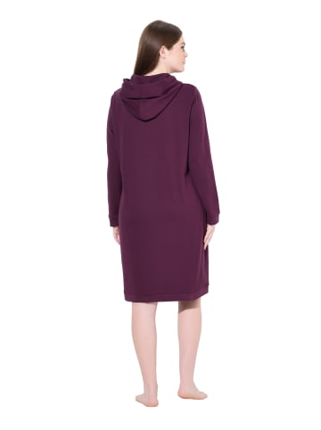 Ulla Popken Schlafanzug in traubenrot