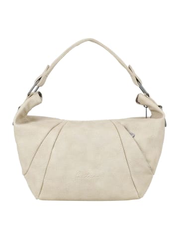 Fritzi aus Preußen Limited Happy Flocked Schultertasche 30 cm light beige