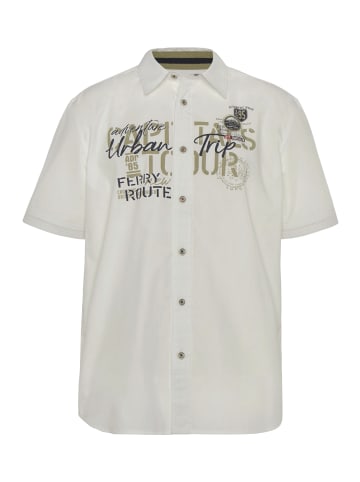 Man's World Kurzarmhemd in offwhite