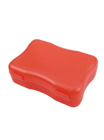 elasto Brotzeitdose "Wave" in trend-rot PP - 600 ml