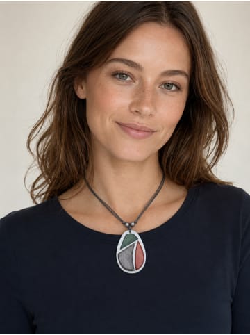 collezione alessandro Lange Kette " Aria " in multi
