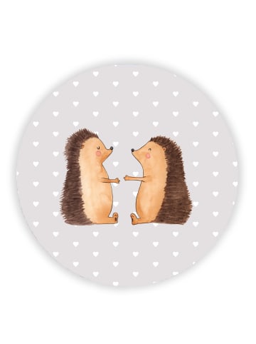 Mr. & Mrs. Panda magnet Igel Liebe ohne Spruch in Grau Pastell