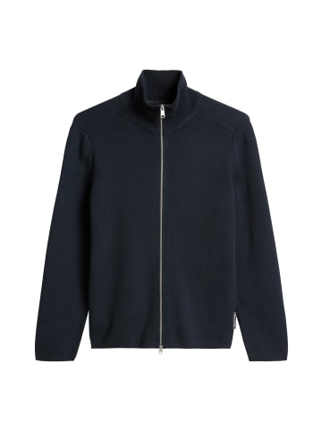 Marc O'Polo Zip-Strickjacke regular in dark navy