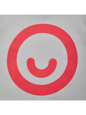 MANITOBER T-Shirt Smiley in Gray