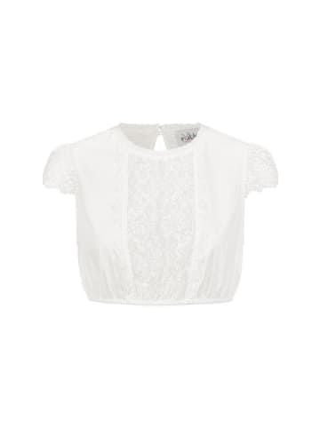 Nübler Dirndlbluse Kurzarm Emmi in Creme