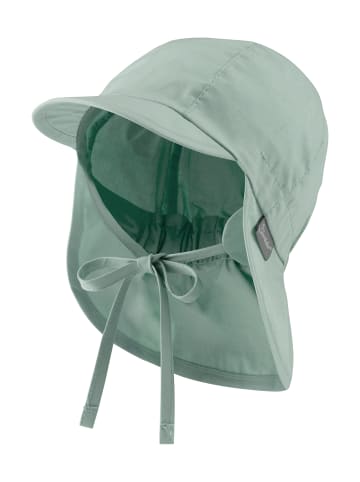Sterntaler Schirmmütze mit Nackenschutz Basic in hellgrün
