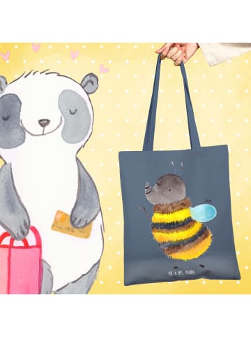 Mr. & Mrs. Panda Beutel Hummel flauschig ohne Spruch in Indigo Blue