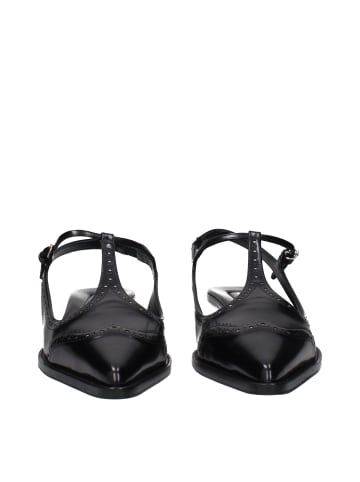 Miu Miu Schwarz Leder Mittel Absatz Pumps