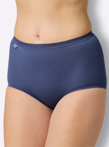 Sloggi Taillenslip in ecru + hellblau + marine