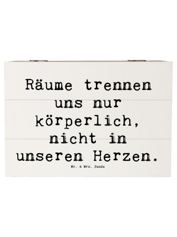 Mr. & Mrs. Panda Schatulle Spruch Trennung von den Eltern mit Sp... in Weiß