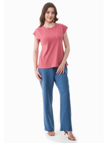 Organication Top "WOR17212" in Wüstenrosé