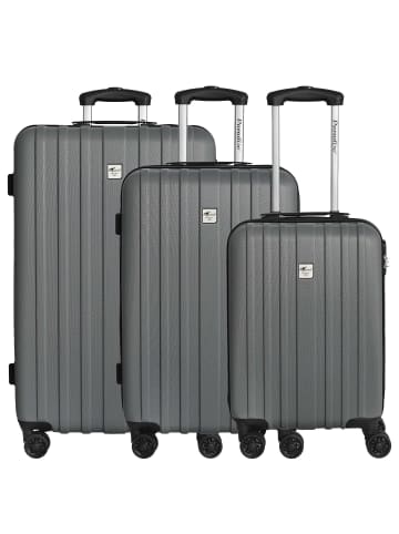 Check.In Aurora - Trolley-Set 3tlg. (limettengrün) in anthrazit