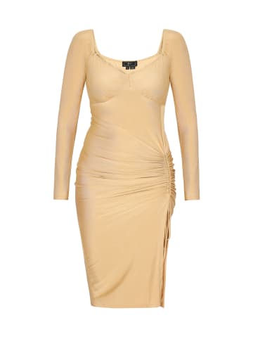 faina Women Dress in gold