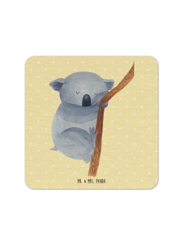 Mr. & Mrs. Panda Tischuntersetzer Koalabär ohne Spruch in Gelb Pastell