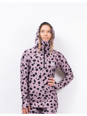 eivy Langarmshirt in Woodrose Cheetah