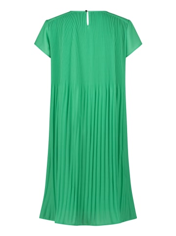 Betty Barclay Plisseekleid kurzarm in Green/Cream