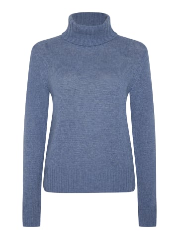 Style Republic REGULAR ROLLKRAGENPULLOVER in blue melange