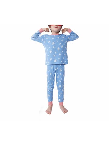 PETIT BATEAU Pyjama für Jungen in blau