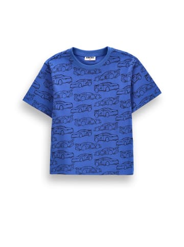 MOKIDA T-shirt mit kurzem Ärmel in kobaltblau