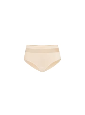 Teyli Hohe Taille Baumwollslip Vera in beige