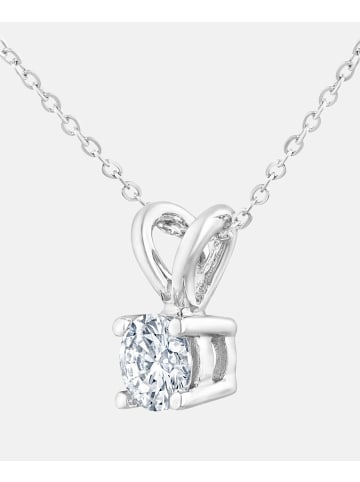 Diamant L'éternel Halskette mit Anhänger aus 375 Weißgold mit 0.25 Karat Diamant