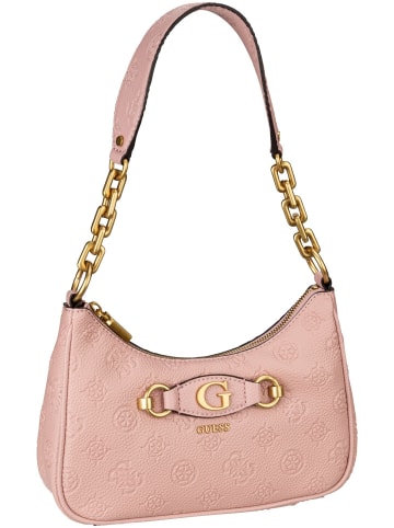 Guess Abendtasche Izzy Peony Top Zip Shoulder Bag in Apricot Rose Logo