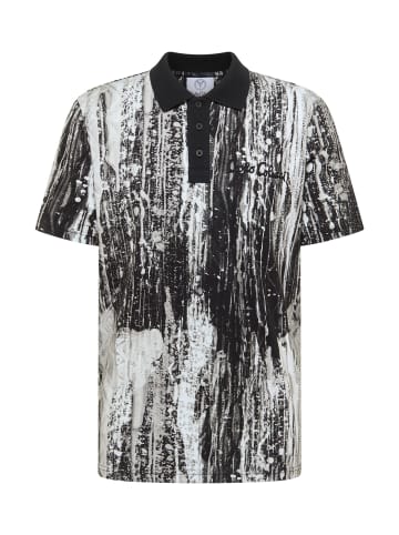 Carlo Colucci Poloshirt Fascella in Schwarz