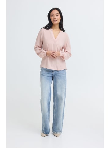 Oxmo Langarmbluse OXNIlla in Rosa