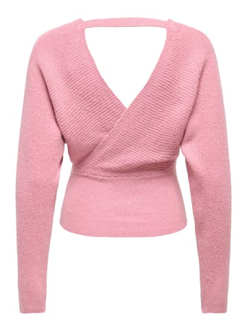ONLY Strickpullover in Wild Rose