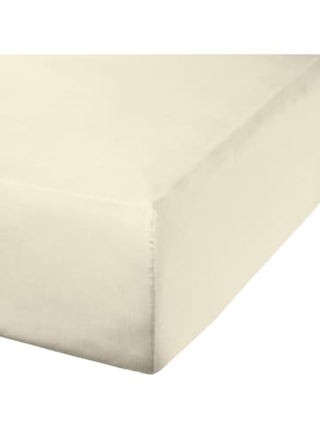 Erwin Müller Mako-Satin Spannbettlaken Landshut in natur