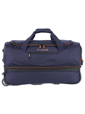 travelite Basics 2-Rollen Reisetasche 55 cm in marine