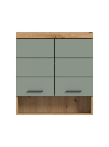 xonox.home Hängeschrank in Artisan Eiche/Salbei - (B) 74 x (H) 79 x (T) 24